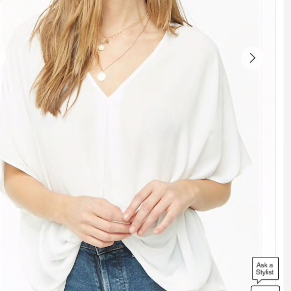 **SOLD**  Lightweight Draping Top